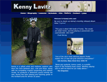 Tablet Screenshot of kennylavitz.com